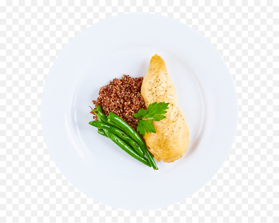 Chicken Breast With Green Beans U0026 Red Quinoa - Chicken Breast Entree Png,Chicken Breast Png