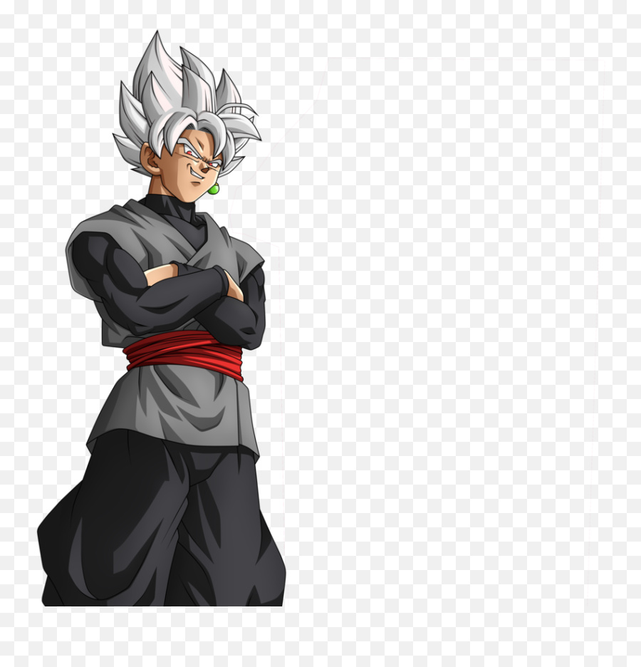 Download Black Goku Ssj White Sonriente By Darcles - Goku Goku Black Ssj White Png,Zamasu Png