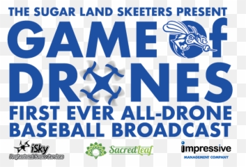 Skeeters To Have All - Drone Broadcast On Sept 22 Sugar Land Skeeters Png,Drones Png