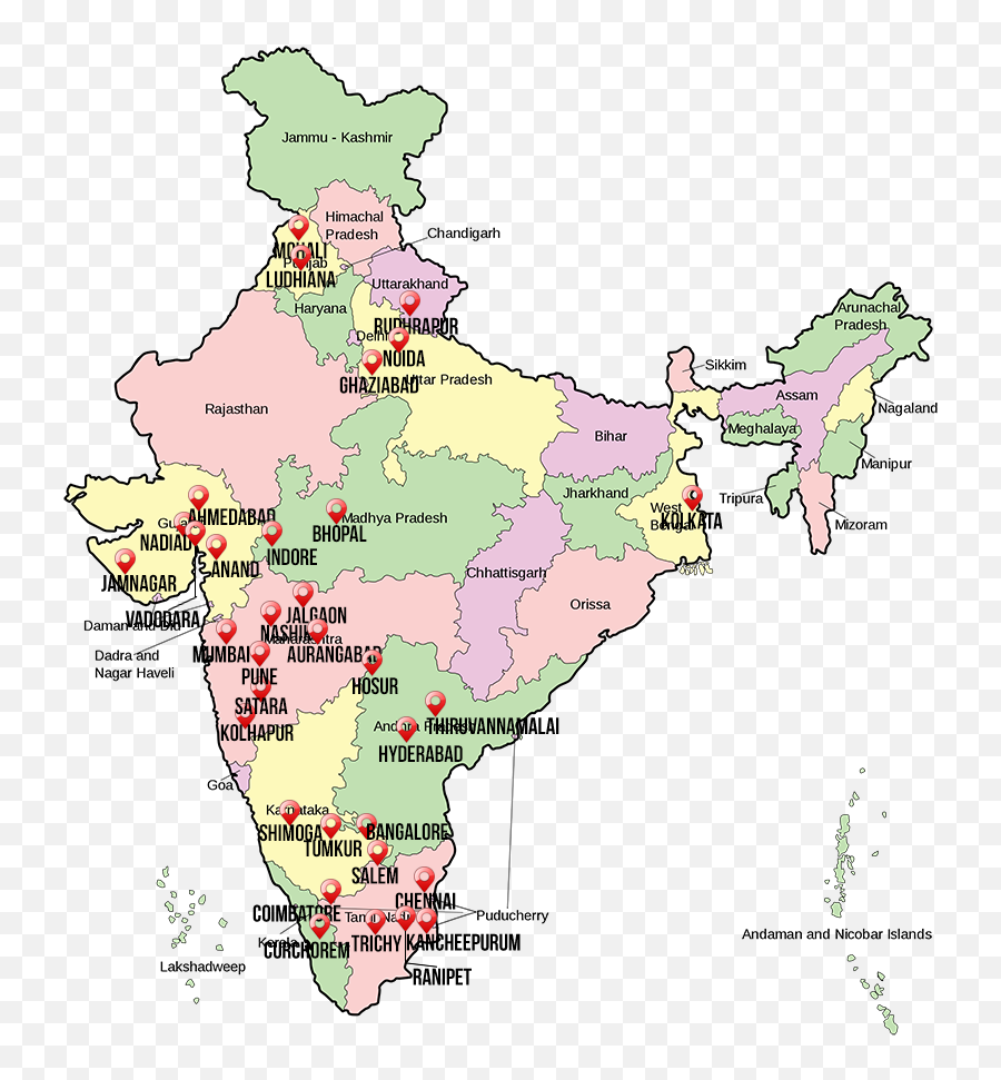 High Resolution India Map - Atlas Png,India Map Png
