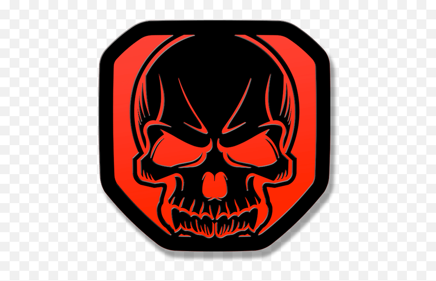 Download Skull Head Tailgate Emblem 2019 - Up Ram Skull Png Skull,Skull Head Png
