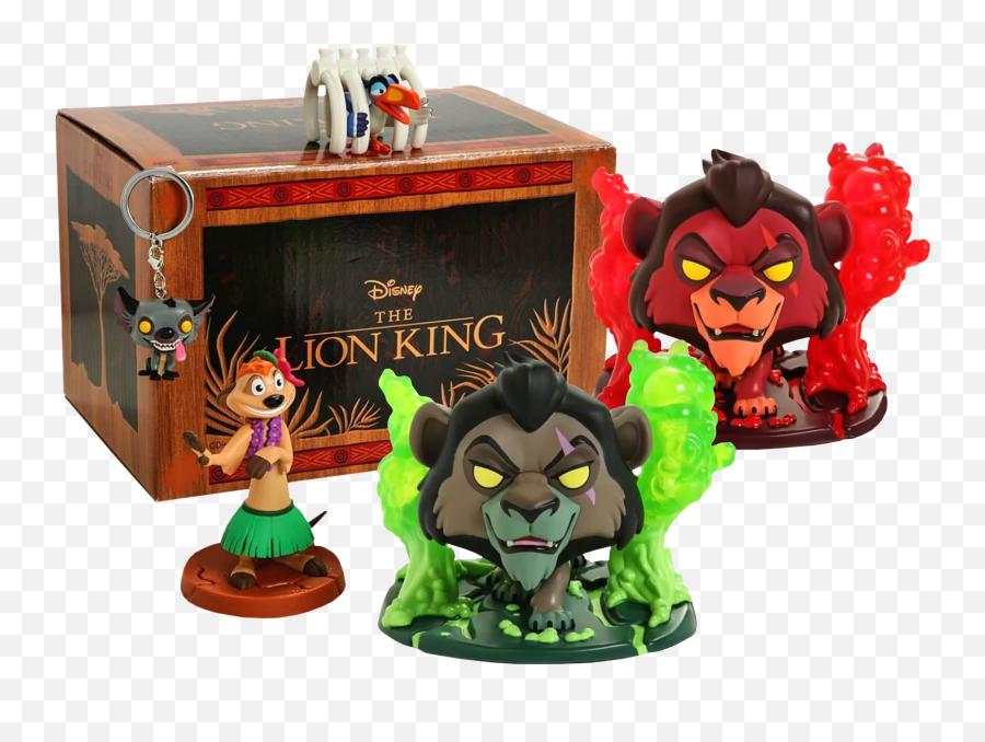 Funko Pop The Lion King 2019 - Scar With Flames 544 Exclusive Collector Box Lion King Collector Box Hottopic Png,Fortnite Scar Transparent