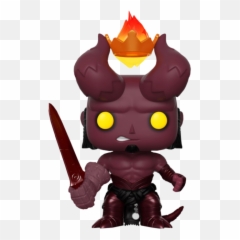 Hellboy With Crown Vinyl Figure - Funko Pop Hellboy Png,Hellboy Png