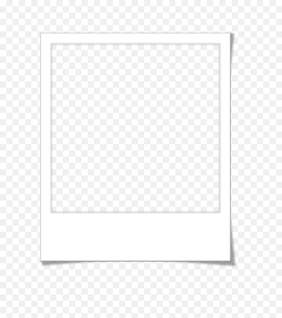 Blank Polaroid Clipart - Transparent Blank Polaroid Png,Poloroid Png