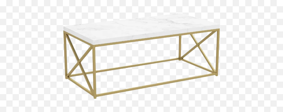 Haggerton Coffee Table Gold - Living Room Modern Center Table Png,Coffee Table Png