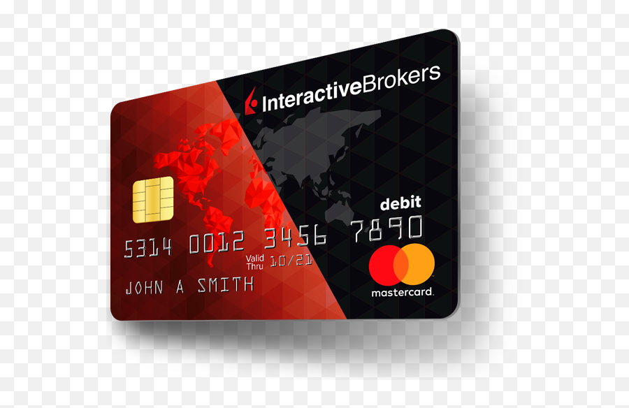 Apply For An Ibkr Debit Mastercard Here - Interactive Brokers Debit Card Png,Debit Card Png