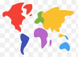 World Map Continents Icon - Free Download PNG and Vector Clip Art