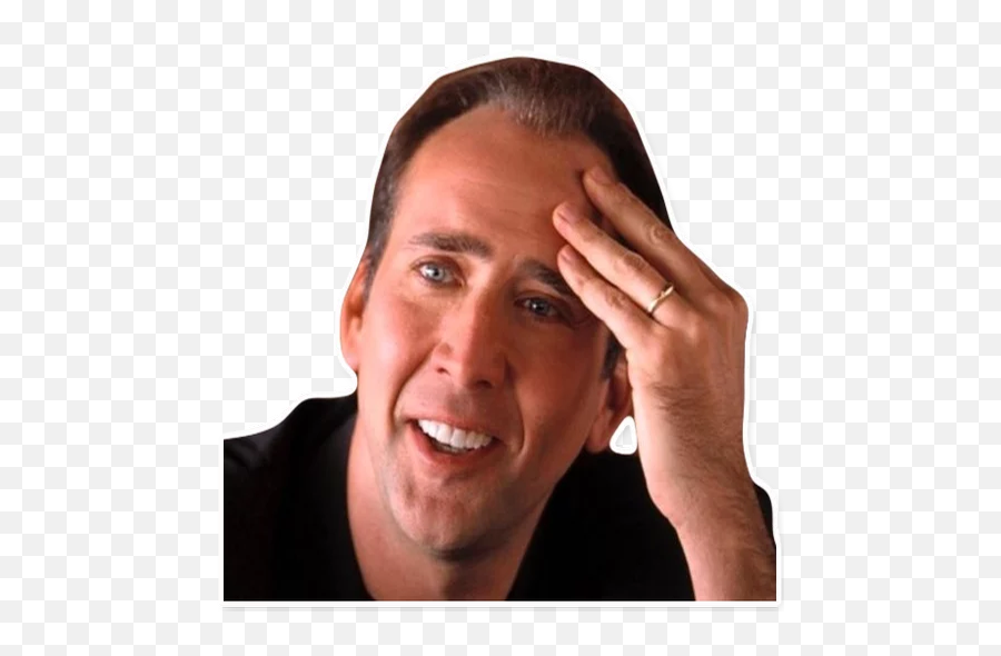 Nicolas Cage Stickers For Telegram - Png,Nicolas Cage Transparent