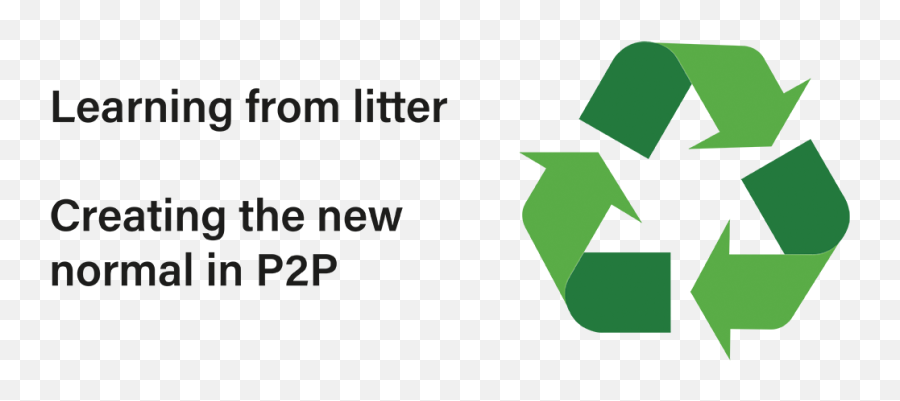 Learning From Litter U2013 Creating The New Normal In P2p - Recycling Symbol Jpg Png,Litter Png