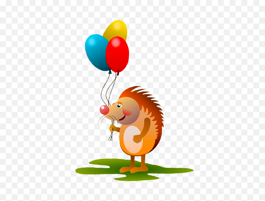 Birthday Clip Art And Free Graphics - Clipart Animals Balloon Png,Birthday Balloons Transparent Background