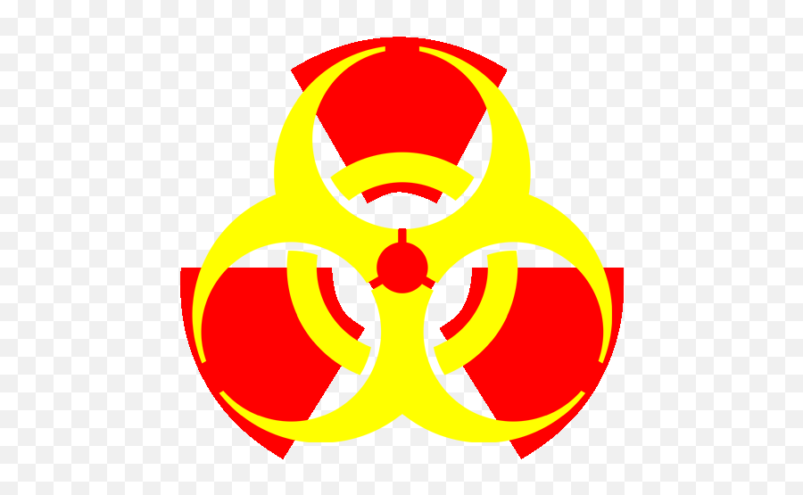 Free Nuclear Symbol Transparent - Nuclear Biohazard Symbol Png,Radioactive Symbol Transparent