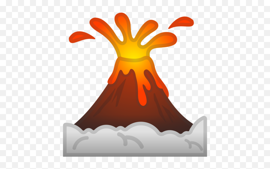 Volcano Emoji - Volcano Emoji Png,Volcano Png