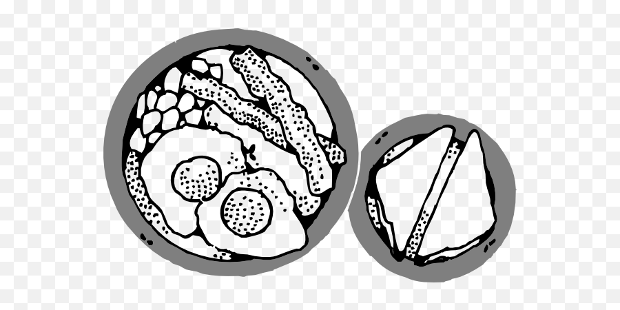 This Free Clipart Png Design Of - Breakfast Clipart Black And White,Breakfast Clipart Png