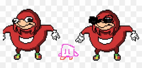 Uganda Knuckles Pixel Art Png Image - Pixel Art Ugandan Knuckles,Ugandan Knuckles Transparent