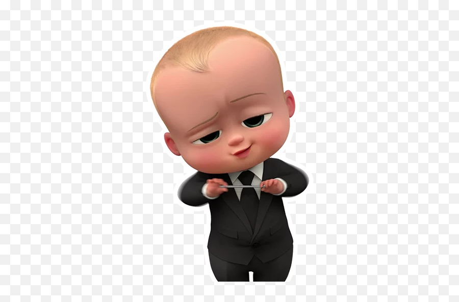 Telegram Sticker 10 From Collection The Boss Baby - Boss Baby Png,The Boss Baby Logo