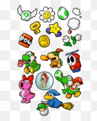 Commish Yoshi S Madness By Superlakitu - Personajes De Island Power Ups Png,Lakitu Png