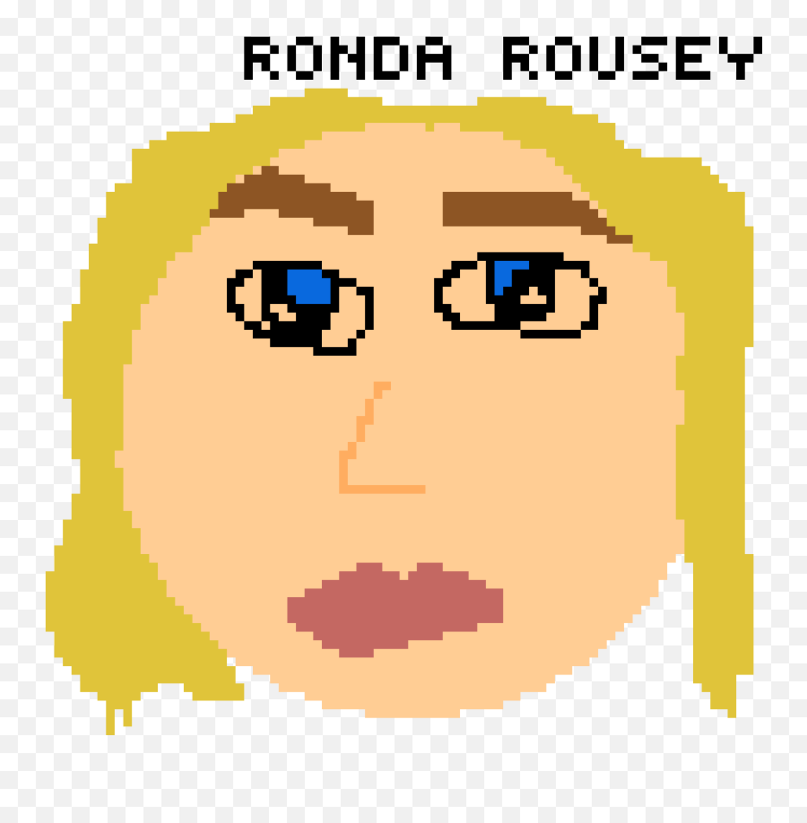 Pixilart - Ronda Rousey By Anonymous Cartoon Png,Ronda Rousey Png