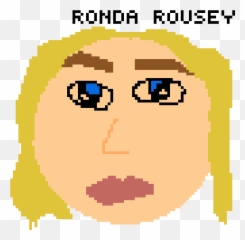 Pixilart - Ronda Rousey By Anonymous Cartoon Png,Ronda Rousey Png