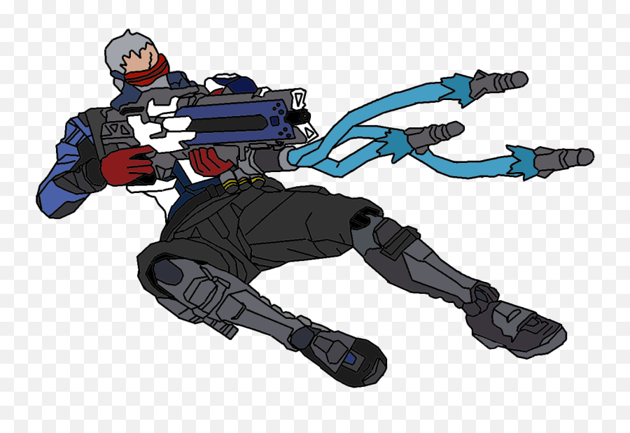 I Havenu0027t Played Overwatch In Years But Was Asked To Draw - Cartoon Png,Soldier 76 Png