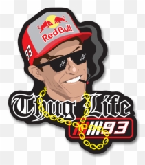 Marquez Thug Life Bike Sticker Stickers - Thug 4 Life png
