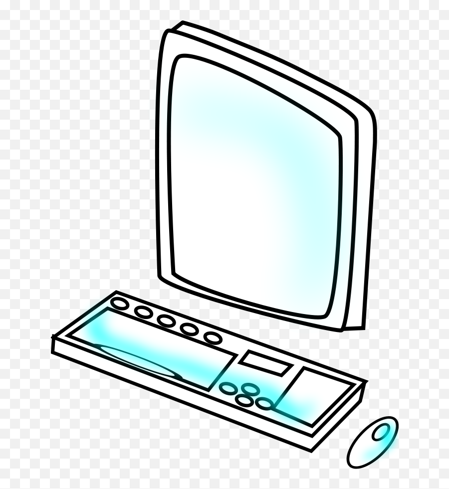 Funny Computer Svg Vector File Clip Art - Animated Computer Transparent Background Png,Png File Definition