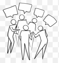 Cartoon Png Image - Group Of People Talking Cartoon,People Cartoon Png