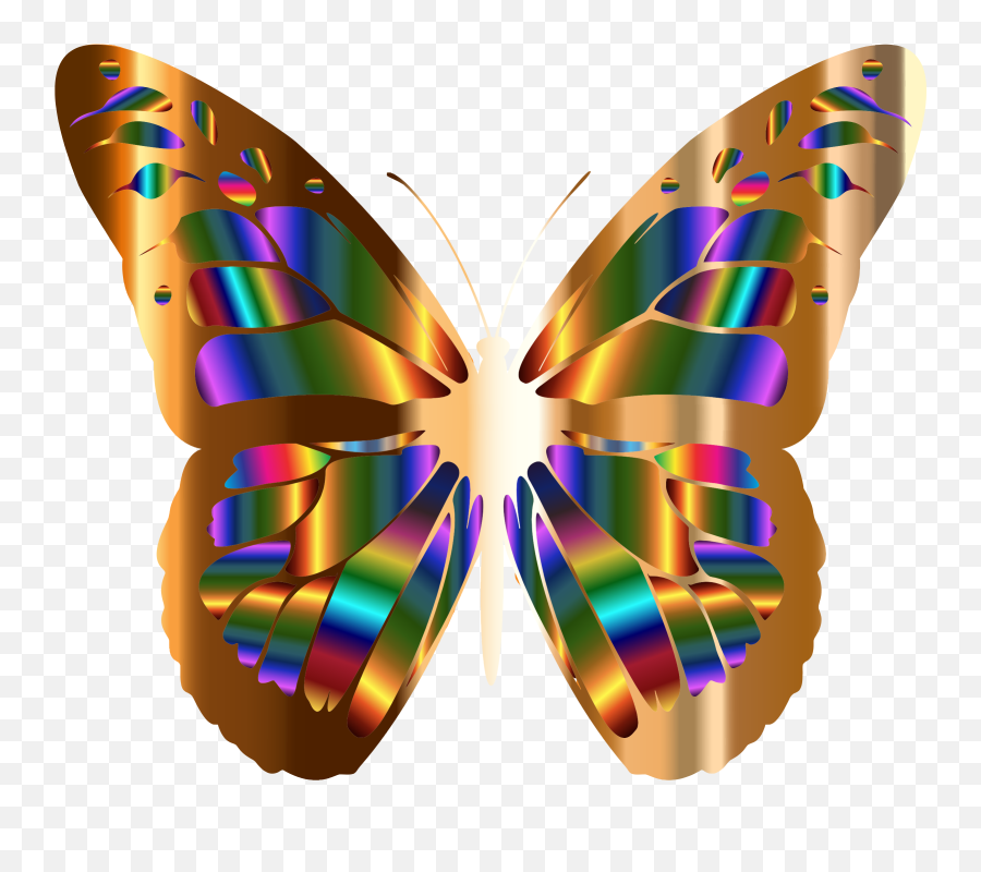 Download This Free Icons Png Design Of Iridescent Monarch - Colorful Butterfly Images Insects,Monarch Png