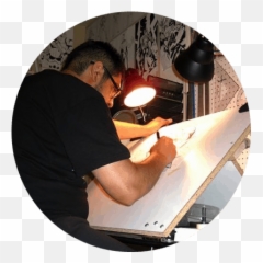 Comic Art Terms - Kirby Krackle Desk Lamp png