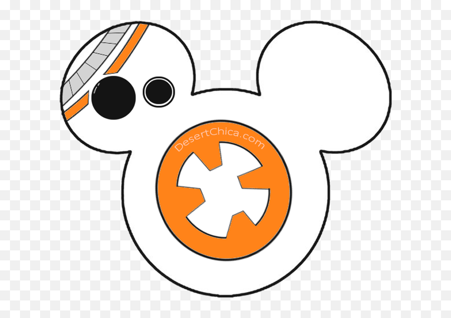 Download Hd Star Wars Bb - 8 Shirt Template Graphic Bb 8 Bb 8 Disney Clipart Png,Mickey Silhouette Png