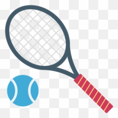 Long Tennis Icon Of Flat Style - Available in SVG PNG EPS Strings