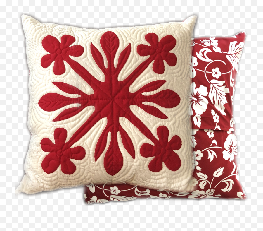 Plumeria Love Hawaiian Pillow Kit For Hand Applique - Decorative Png,Plumeria Png
