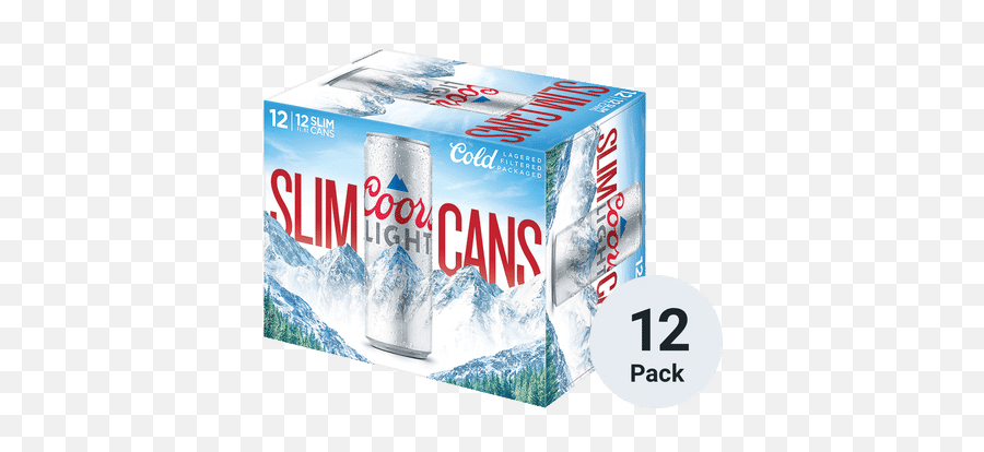 Coors Light Slim Cans Png