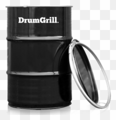 Big Oil Barrel Charcoal Barbeque Bbq - Lens Png,Oil Barrel Png