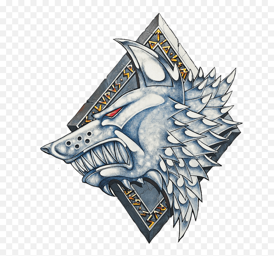 Hot - Space Wolf Murderfang Gallery Spikey Bits Warhammer 40k Space Wolves Symbol Png,Game Of Thrones Wolf Logo