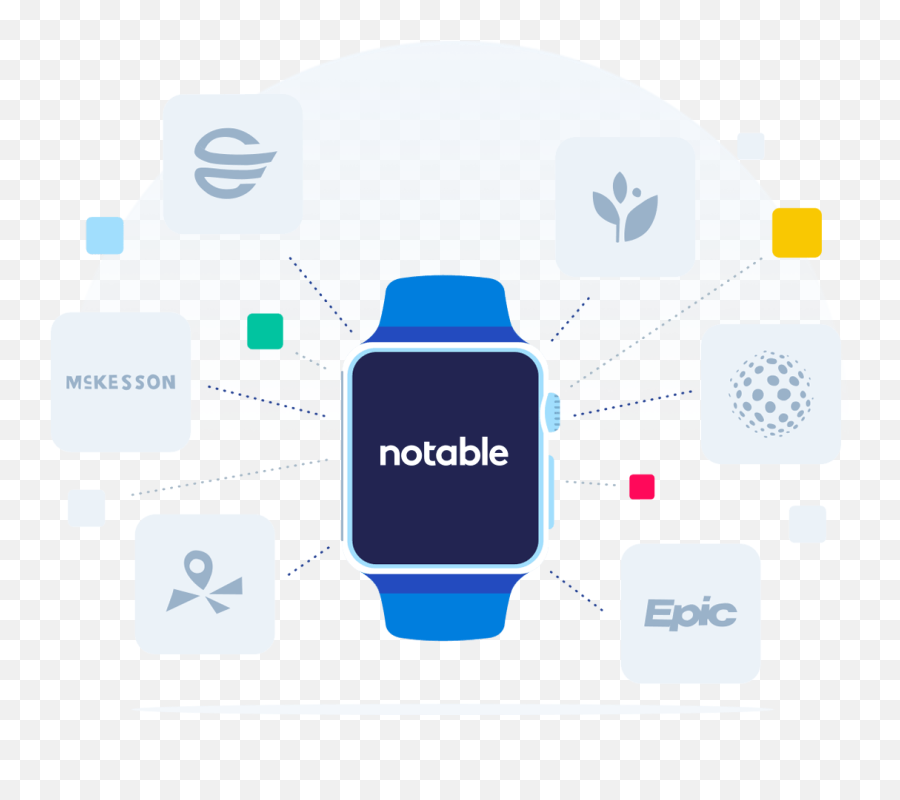 Notable Launches Ehr - Integrated Voicepowered Apple Watch App Notable Health Png,Apple Records Logo