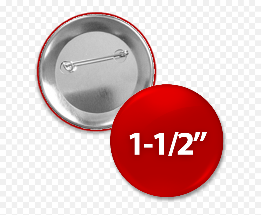 Custom Round 1 - 12 Inch Buttons 2 1 4 Inch Button Template Png,Back Button Png
