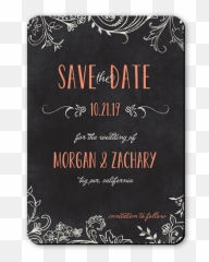 Chalk Celebration Save The Date Cards Shutterfly Rustic - Event Png,Shutterfly Png