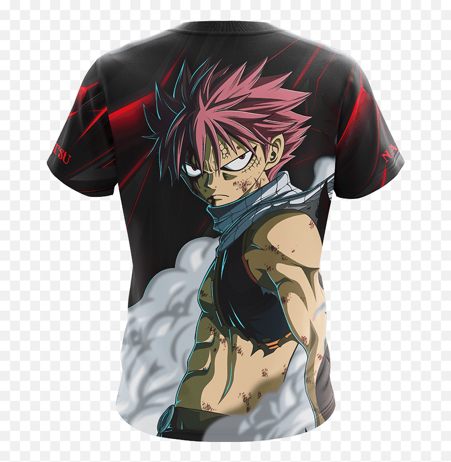 Fairy Tail - Natsu Dragneel Version 2020 Unisex 3d Tshirt Natsu Dragon Slayer Png,Natsu Transparent