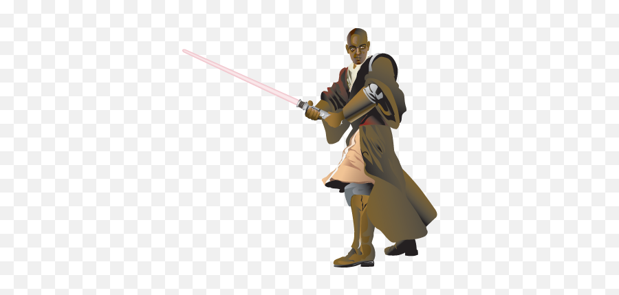 Vinilo Decorativo Mace Windu - Star Wars Vector Png,Mace Windu Png