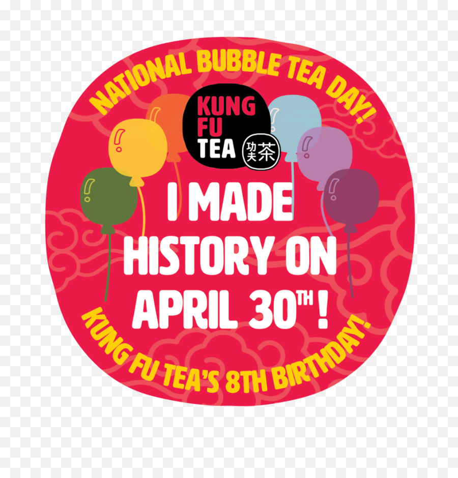 Introducing The Worldu0027s 1st National Bubble Tea Day U2014 Kung - Taiwan Bubble Tea Day 30th April Png,Bubble Tea Transparent