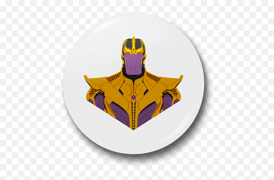 Thanos Popart Badge - Thanos Logo Png,Thanos Helmet Png