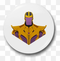 Thanos Popart Badge - Thanos Logo Png,Thanos Helmet Png
