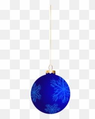Download Hd Blue Christmas Balls Png - Christmas Clipart Tree Blue,Christmas Ornament Transparent