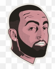 Mac Miller Sticker - Hair Design Png,Mac Miller Png