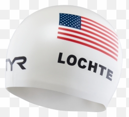 Tyr Ryan Lochte Silicone Adult Swim Cap - png