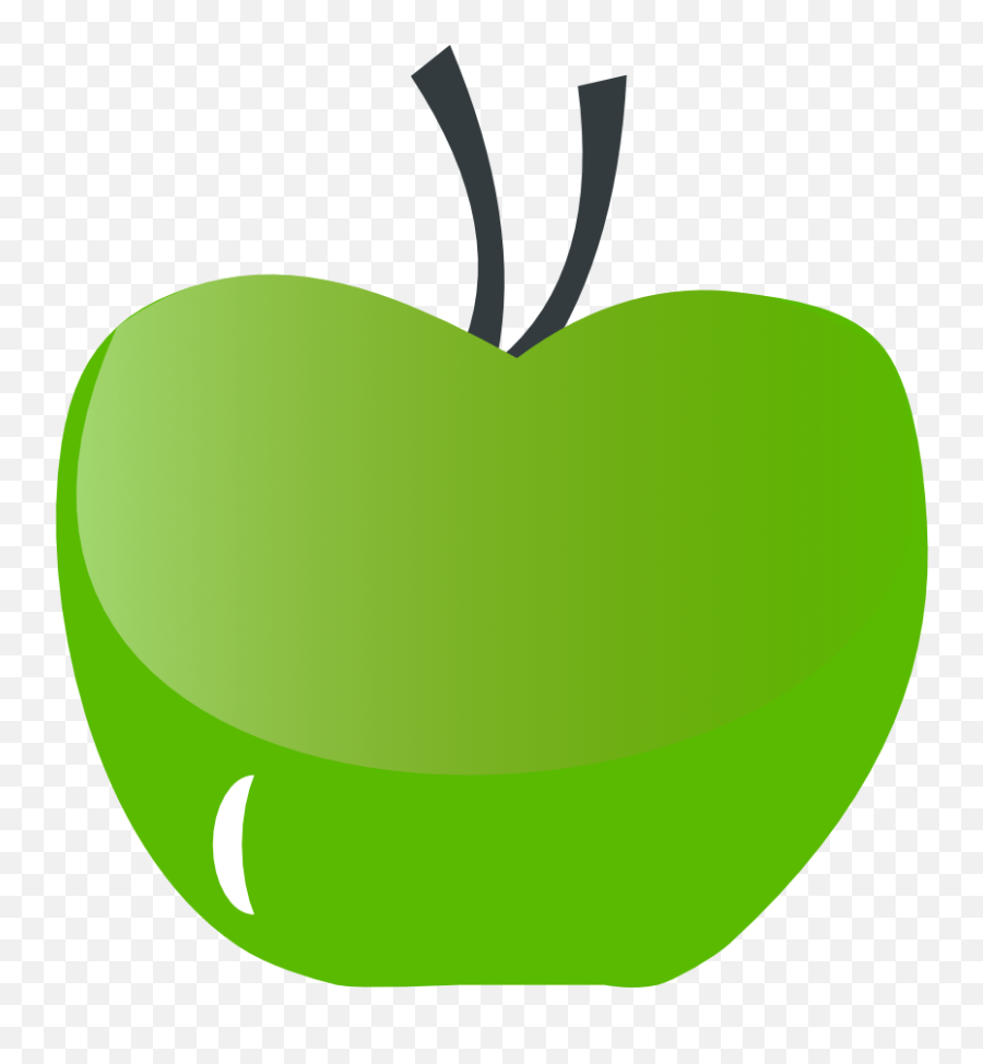 Download Free Green Apple Icon Png Vector - Fresh,Apple Icon Transparent