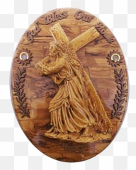 Download Home Blessing - olive Wood God Our Wall Christian Cross png