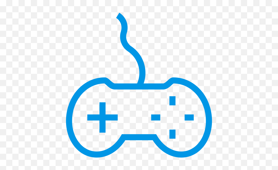 Games Joystick Device Game Remote - Cute Blue Controller Icon Png,Gamepad Icon Png