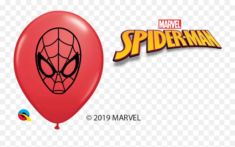 5 Round Marvelu0027s Ultimate Spider - Man Face Balloons 100 Pack Graphic Design Png,Spiderman Face Png