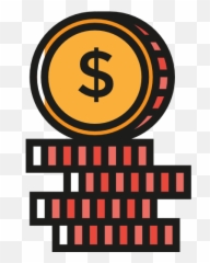 Coin Stack - Free business icons Scalable Vector Stacks Transparent Png